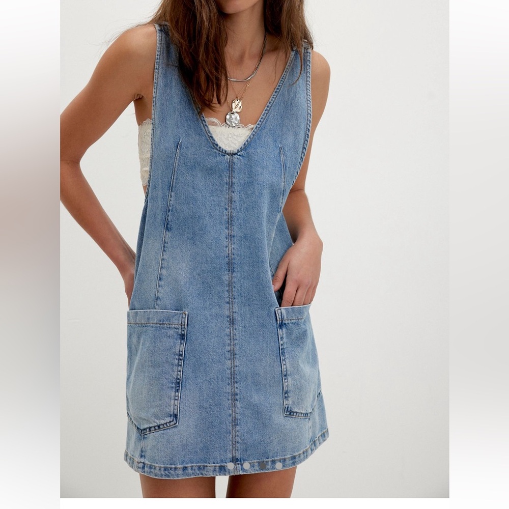 SOLD-FP denim dress